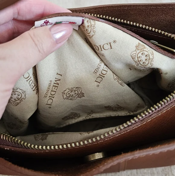 Liebeskind Brown Leather Crossbody Bag